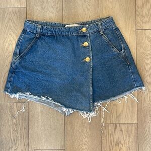 Zara denim skort